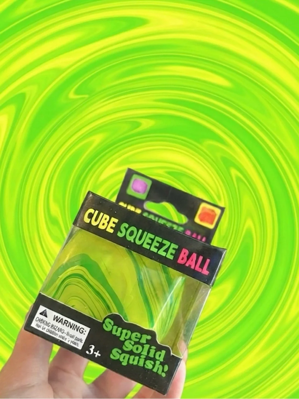 Super squishy colorful cube